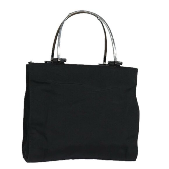 GUCCI Hand Bag Nylon Black Auth 78218 - Picture 1 of 16